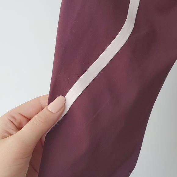 Lululemon Run Inspire Crop Maroon Leggings - Picture 6 of 7